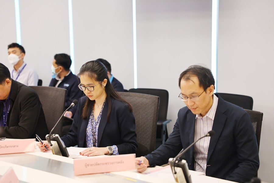 การประชุมคณะทำงานการประเมินคุณธรรมและความโปร่งใสในการดำเนินงานของสำนักงานปลัด กระทรวงการคลัง