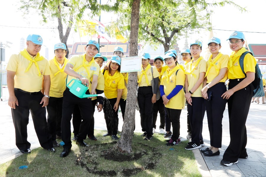 กระทรวงการคลัง ร่วมทำกิจกรรมจิตอาสาพัฒนาสิ่งแวดล้อมและบำเพ็ญสาธารณประโยชน์