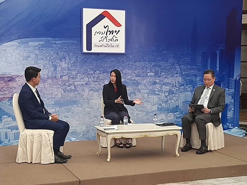 ให้สัมภาษณ์สดรายการ Live  NBT รวมใจ สู้ภัยโควิด-19  @ทำเนียบรัฐบาล